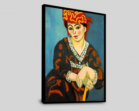 THE RED MADRAS HEADDRESS - by Henri Matisse