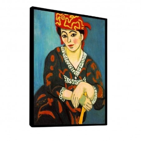 THE RED MADRAS HEADDRESS - by Henri Matisse